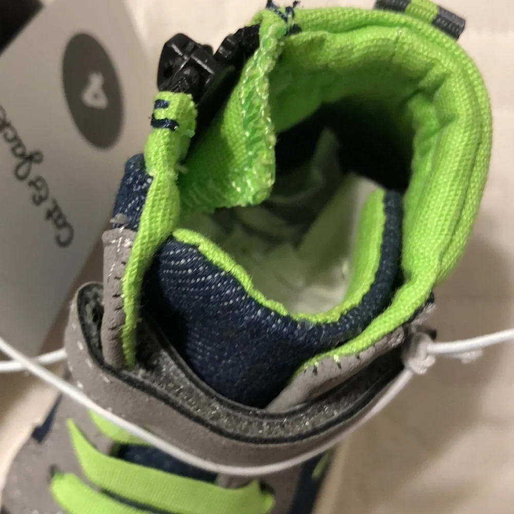 🦖Cat &Jack blue Tillman boys shoes NWT🌵 green and blue colors